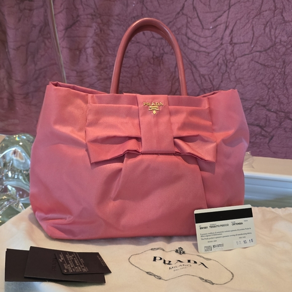 EUC Prada Tessuto Fiocco Nylon Bag - Picture 1 of 13
